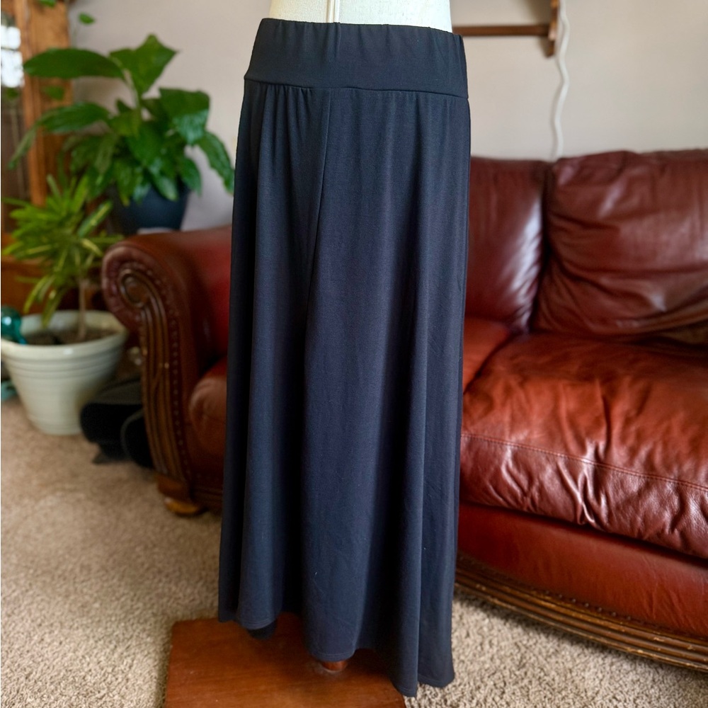 Women’s Size Large Joe Benbasset Classic Black A-Line Skirt